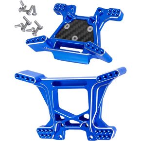 RCHuiWow RC Upgrades Part for 1/10 Rustler 4x4/Rustler 4x4 VXL 4WD,Driveshaft,Suspension Arms,Steering Blocks,Caster Block,Rear Stub Axle Carriers,Shock Towers,Steering Block,Navy Blue