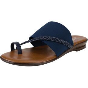 صندل نسائي من شركة Italian Shoemakers Cari بحزام مضفر منخفض للنساء