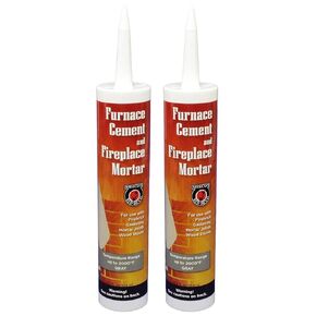 MEECO'S RED Devil 121 Furnace Cement and Fireplace Mortar (Two Pack)
