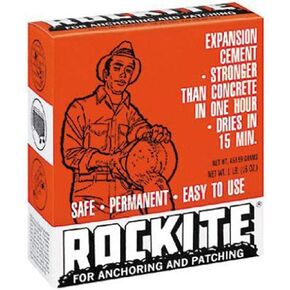 2 Set Hartline ROCKITE-10001-1LB 10001 Rockite Expansion Cement 15 Min 1 Lb