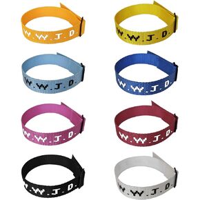 SHIADA WWJD Bracelets 8 PCS What Would Jesus Do Handmade Woven Bracelets Religious Christian Pray Letter Jewelry for Women Men Girls Boys Friends Couples
