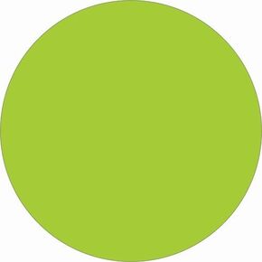 Tape Logic DL1388FG Removable Labels, 3/4" Circles, Fluorescent Green, 500 Per Roll
