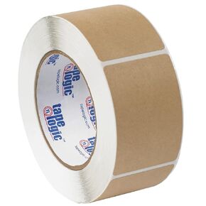 Tape Logic DL1384K Block Out Labels, 4" x 6", Kraft, 500 Per Roll