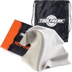 ToolFreak Anti Fog Lens Cloth 2 Pack - Unique Technology Prevents Fogging on Glasses, Lens, Phone Camera, Mirror for 74 hrs. Reusable 600x, Odourless, Safe for Eyeglasses, Drawstring Bag Included