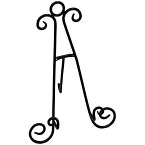 Simply Said, INC Decorative Easel - 12" Tall Black, Metal Easel from DIY Crafting Series A1065