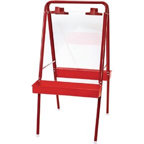Colorations - 2WAPE 2-Way Indoor/Outdoor Adjustable Acrylic Panel Easel for Kids (23"L x 29-1/2"W x 45"H)