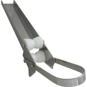 Lewmar Bow Roller for Delta Anchors 14-35 lbs., Stainless Steel Construction, Derlin Rollers, Easy Installation, mounting Hardware not Included - 2020202313