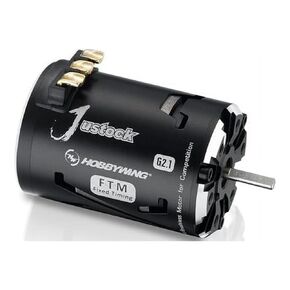 JUSTOCK Black G2.1 brushless Motor for 1/10, 1/12, Zero Timing, Spec Racing (13.5T G2.1)