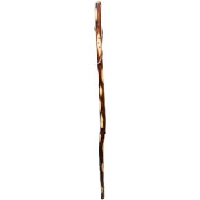 Natural Hardwood Hiking Stick for Children (Paw Prints & Strap), 36-inch (1-pc)