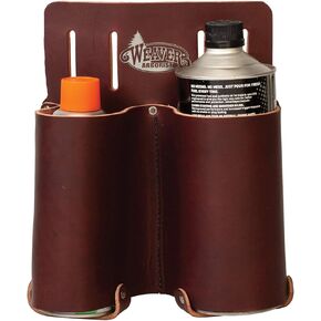 Weaver Arborist Leather Burgandy Fuel Can Holder