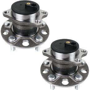 PAROD Pair 512332 FWD Rear Wheel Bearing and Hub Assembly Compatible with 07-16 Jeep Compass, Patriot, 11-14 Chrysler 200, 07-10 Sebring, 08-14 Dodge Avenger, 07-14 Caliber 5Lugs w/Encoder ABS
