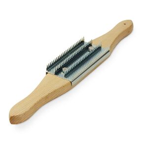 BHA 15" Buffing Wheel Rake for Removing Residual Buff Compound, Double Handle