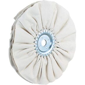 Woodstock D2520 8-Inch by 12 Ply by 5/8-Inch Hole Soft Airway Buffing Wheel