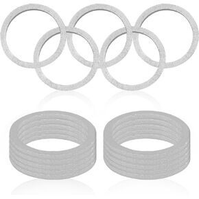 15PCS M16 Oil Drain Plug Crush Washer Gasket Seal Rings Compatible with BMW Motorcycle Auto 07119963252