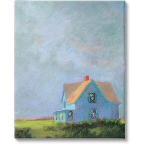 Stupell Industries Distant Rural House Dark Cloudy Sky Canvas Wall Art, Design by Sweetwater