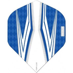 Pentathlon Dark Blue LUX Standard Dart Flights - 3 Sets (9 Flights) - 100 Micro (Ex-Tough) Style 18