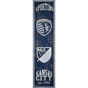 Fan Creations MLS Sporting KC Unisex Kansas City Sporting Heritage Banner 6x24 Sign, Team, 6 x 24