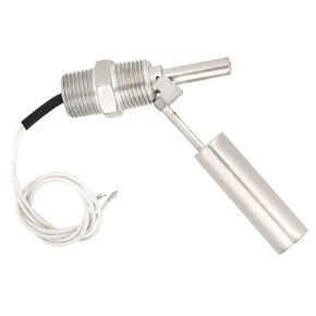 Liquid Water Level Float Sensor, Liquid Level Float Sensor Switch, Side Mounted Water Floating Sensor Switch, 304 Stainless Steel 1/2NPT Male Thread DC0-110V