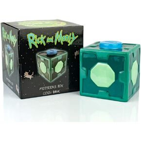 Rick and Morty 4.5 Inch Meeseeks Collectible Ceramic Coin Bank - Licensed TV Merchandise And Collectibles - Novelty Home And Office Accessories - Unique Gifts for Birthdays, Holidays, Graduations
