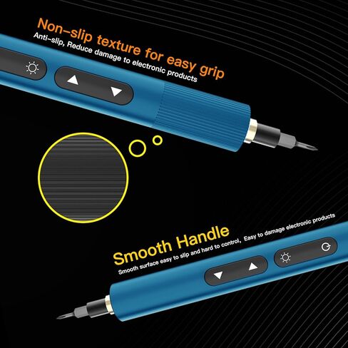 مجموعات مفكات كهربائية، مجموعات مفكات كهربائية صغيرة 55 في 1، مجموعات مفكات طاقة دقيقة مع لقم مغناطيسية، مصابيح LED، مجموعات أدوات كهربائية للهاتف، النظارات، الكمبيوتر الشخصي، الكاميرا، أزرق in Kuwait