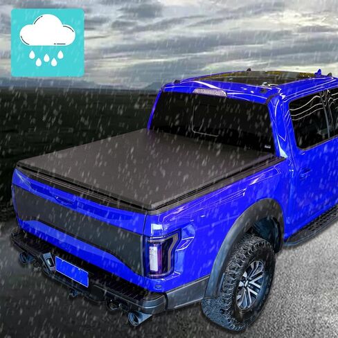 غطاء تونيو لسرير الشاحنة الناعم القابل للطي من ZAPOSTS متوافق مع 2007-2021 Toyota Tundra 5.5 بوصة، ملحقات التثبيت لمسار المرافق Factoty فقط in Saudi Arabia