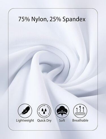 Square Neck Tennis Dresses for Women Golf Dress with Built-in Shorts Bra with Pockets for Athletic Sports Workout White M in Kuwait