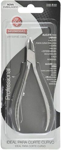 قصافة أظافر منحنية احترافية من مونديا، مصنوعة من الفولاذ المقاوم للصدأ، ومعتمدة للتعقيم بالأوتوكلاف in Kuwait