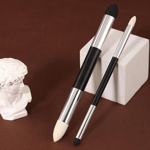 RGBMIX 2PCS Blending Sponge Pen Double Headed Washable Rubbing Brush Sketch Wipe Reusable Blending Stump for Artist Highlight Shadow Detail Correcting Tool Art Supplies in Kuwait