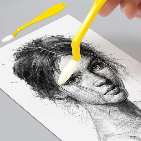 44 قطعة من خلاطات الفن الورقي، أدوات رسم الرسم، أداة تشذيب الرسم ومسح فابر كاستل، خلاطات فنية ورقية للطلاب، أدوات رسم رسم فحمي للفنانين (إجمالي مجموعتين) in Kuwait