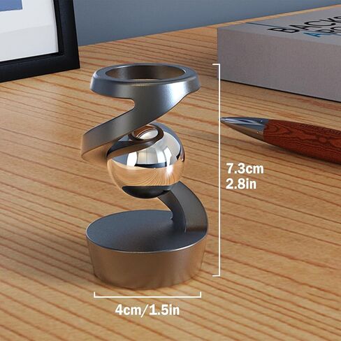 Fidget Toys, Metal Desk Spinning Toy, Sensory Toys Levitation Ball for Adult, Unique Visual Illusion Stress Relieving Desk Toy, Great for Party Favors Car Ornaments Classroom Prize Stuffers in Kuwait