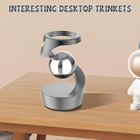 Fidget Toys, Metal Desk Spinning Toy, Sensory Toys Levitation Ball for Adult, Unique Visual Illusion Stress Relieving Desk Toy, Great for Party Favors Car Ornaments Classroom Prize Stuffers in Kuwait