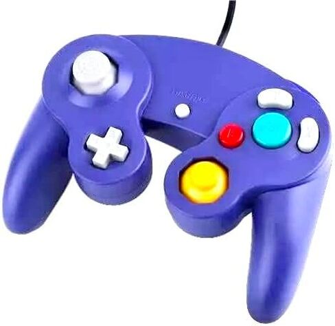 Gamecube Controller Wired Controller Gamepad Compatible with Nintendo Wii/GameCube Enhanced (Indigo Purple) in Saudi Arabia