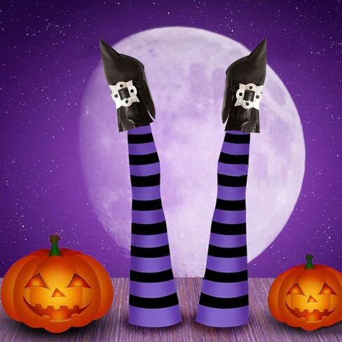 أغطية أحذية أزياء الساحرة - ملحقات أحذية وهمية مدببة شريرة للبالغين والنساء باللون الأسود in Kuwait