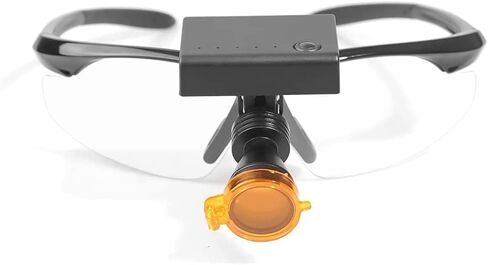 Dental Headlight 5W LED Lamp with Glasses All in one Set Optical Filter for Loupes in Kuwait