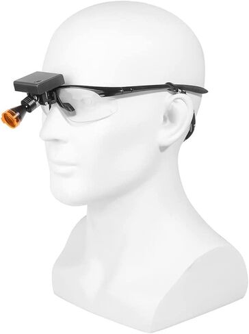 Dental Headlight 5W LED Lamp with Glasses All in one Set Optical Filter for Loupes in Kuwait