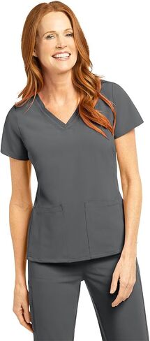 Olive & Co. Women's Medical Scrub Shirts - Modern Slim-Fit & V-Neck Style Top in Saudi Arabia