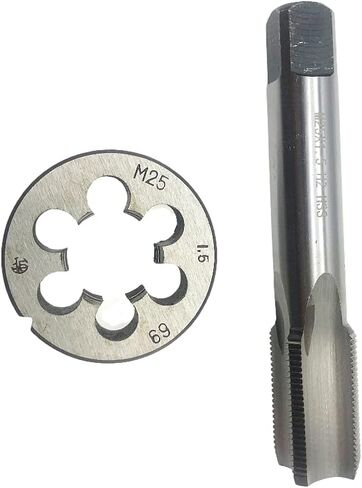 M25 X 1.5 مجموعة الصنبور والقالب RH لليد اليمنى M25x1.5 الحنفية أداة خيوط القالب، M25X1.5 الصنبور الخيطي والقالب الدائري HSS RH أداة اليد in Kuwait