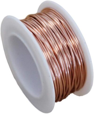 Bare Copper Wire,Dead Soft for Hobby,Craft, Jewelry Making 18,20,22, and 24Ga (Assorted 4 Sizes 25 Ft Each) in Saudi Arabia