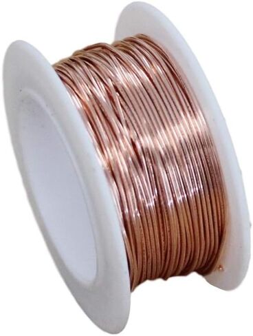 Bare Copper Wire,Dead Soft for Hobby,Craft, Jewelry Making 18,20,22, and 24Ga (Assorted 4 Sizes 25 Ft Each) in Saudi Arabia