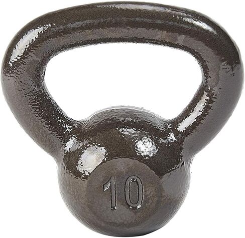 HulkFit Cast Iron Enamel Coated Kettlebells for Grip Enhancement and Versatile Strength Training - Grey in Saudi Arabia