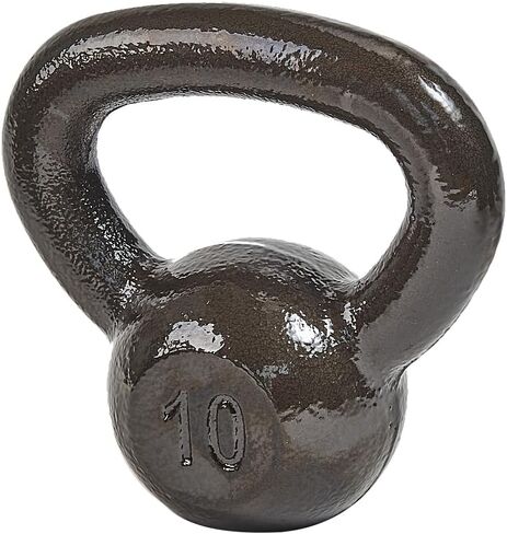 HulkFit Cast Iron Enamel Coated Kettlebells for Grip Enhancement and Versatile Strength Training - Grey in Saudi Arabia