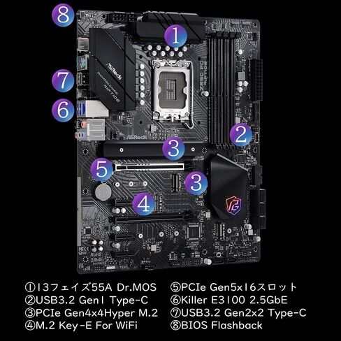 ASROCK Z690 PG Riptide Socket LGA1700/ Intel Z690/ DDR4/ SATA3&USB3.2/ M.2/ ATX Motherboard & be Quiet! Dark Rock Pro 4, BK022, 250W TDP, CPU Cooler Black in Saudi Arabia