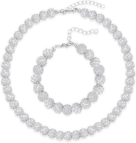 xicdck Rhinestone Baseball Necklace Bracelet Bling Ice Collection Baseball Necklace for Boys Women Baseball Jewelry Gifts in Saudi Arabia