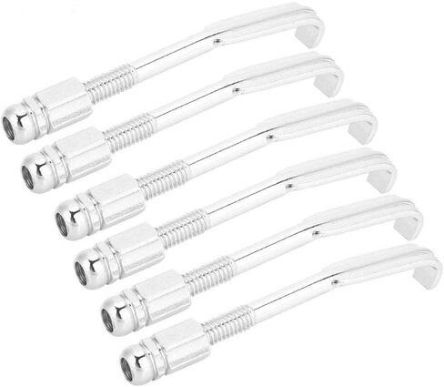 24 قطعة من خطافات البانجو، خطافات شد البانجو، خطافات بانجو المسطحة، خطافات البانجو الدائرية، خطافات البانجو القابلة للتعديل، أجزاء البانجو، ملحقات البانجو 5.4-6.4 سم، خطافات البانجو، خطافات البانجو in Kuwait