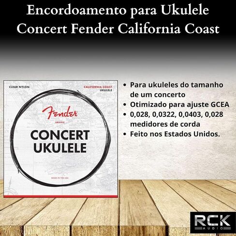 Fender Concert Ukulele Strings in Saudi Arabia