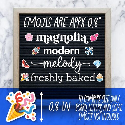 مجموعة الحروف التعبيرية، 80 قطعة، مقطوعة مسبقًا، بلاستيك كامل الألوان، مع أوتاد للوحات اللباد، اللوحة غير متضمنة in Kuwait