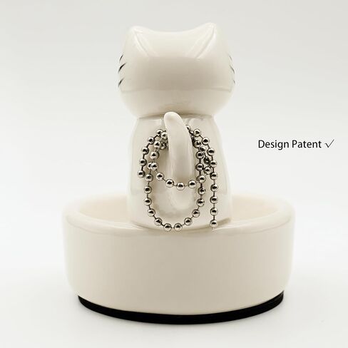 ZENSOAR Cat Candle Holder, Cartoon Kitten Kitty Candle Holder, Cat Warming Paws Hands Candle Holder, Tea Light Candle Holder Decorative Ceramic, Cute Candle Holder, Small Mini Candle Holder, White in Saudi Arabia