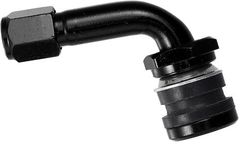 Motoforti 4pcs Metal 90 Degree Valve Stem Vacuum Tyre Valve Stem Extension Extenders Adapter for Car Motorcycle Black in Saudi Arabia