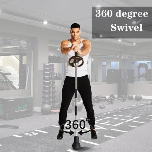 ELESTAB Heavy Duty Landmine Attachment for Barbell Landmine Exercise 360° Swivel Easy for Deadlifts, Squats and Arm Rows/Presses Fits 2'' Olympic Bars in Saudi Arabia