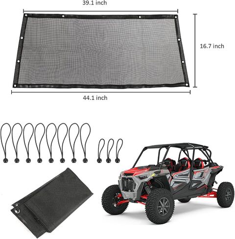 UTV Rear Window Soft Net SUNPIE RZR Rear Windshield Mesh Sun UV Blocker Compatible with 2020 2021 2022 Polaris RZR Pro XP/Premium/Ultimate / 4 2022 Polaris RZR PRO R in Saudi Arabia